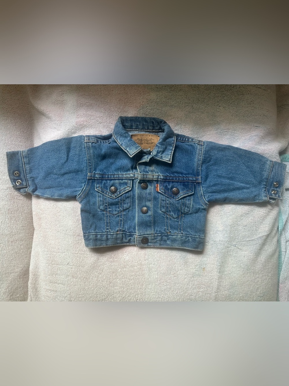 Vintage Orange Tab Little Levi's Denim Jacket LL13